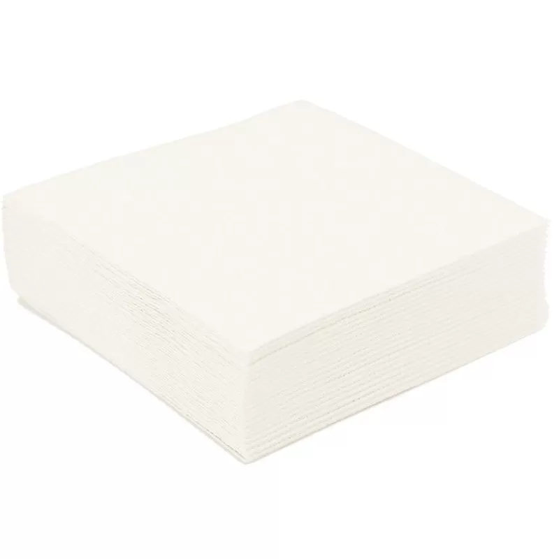 Cerf Dellier 50 Serviettes De Table Blanches Discount