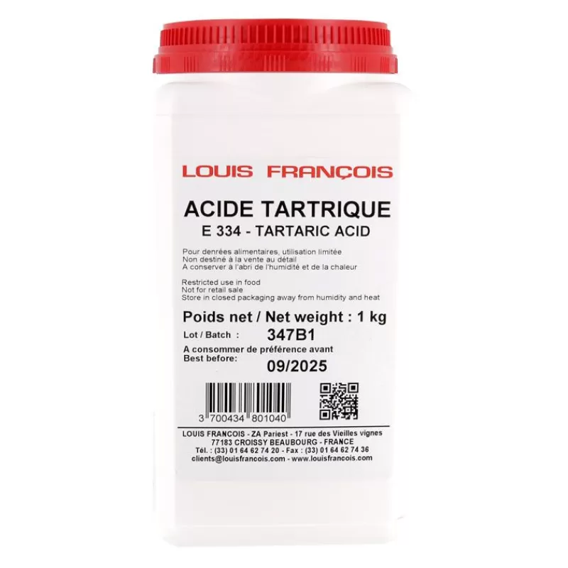 Cerf Dellier Acide Tartrique E334 1 Kg