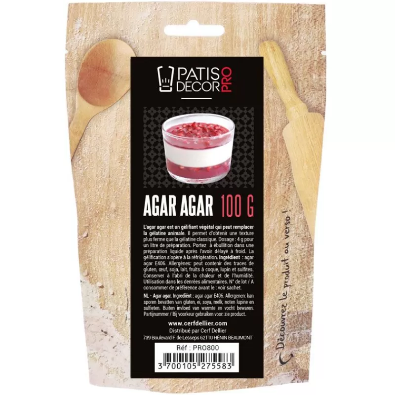 Cerf Dellier Agar Agar Patisdecor Pro 100 G