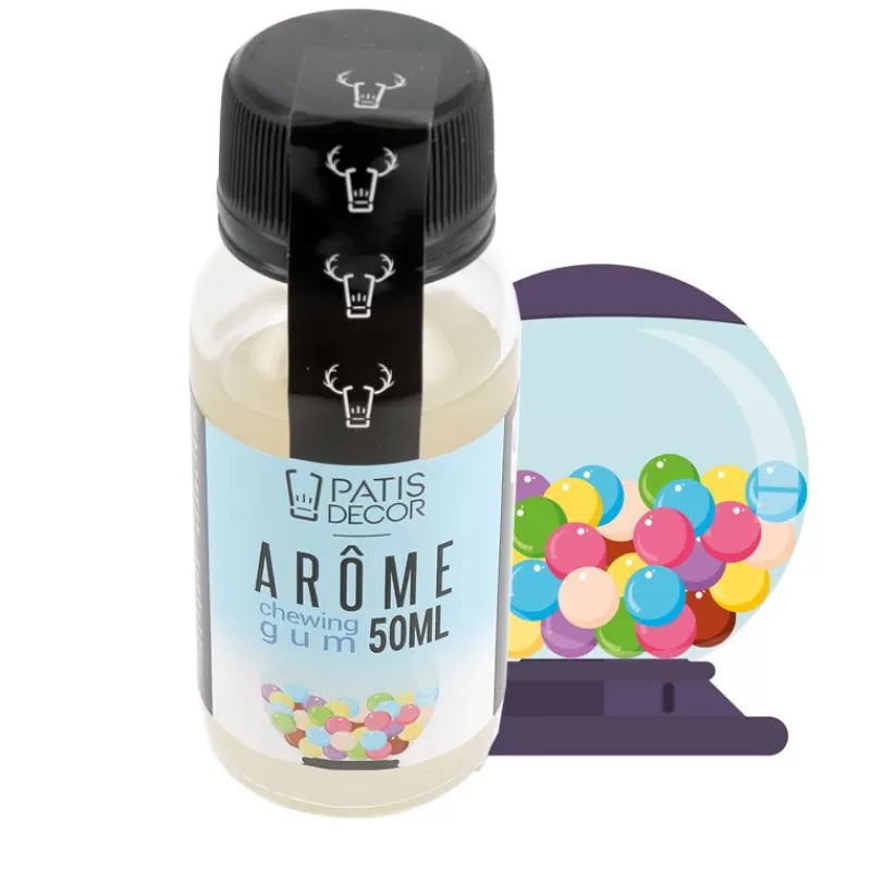 Cerf Dellier Arome Chewing Gum Patisdecor 50 Ml New