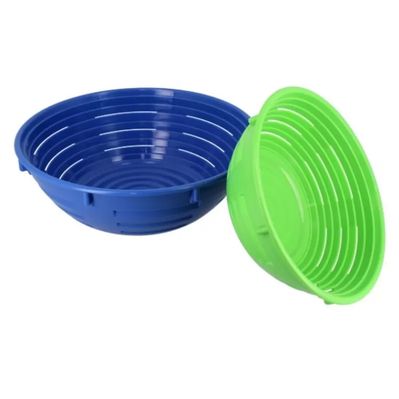 Cerf Dellier Banneton A Fermentation Plastique Bleu 25 Cm Clearance