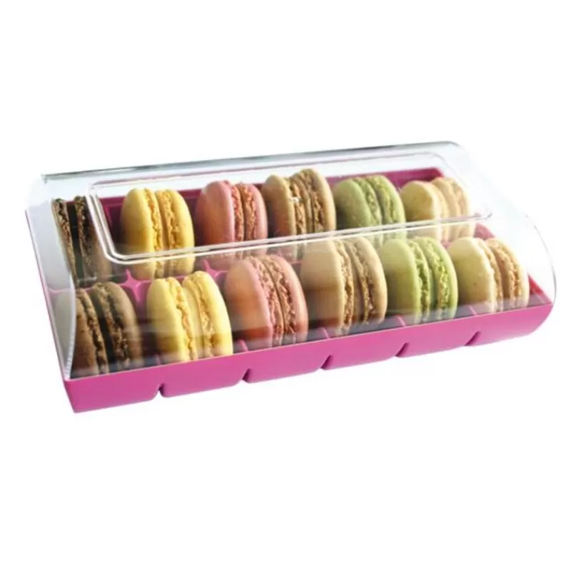 Cerf Dellier Boite 12 Macarons Rose Fuchsia Discount