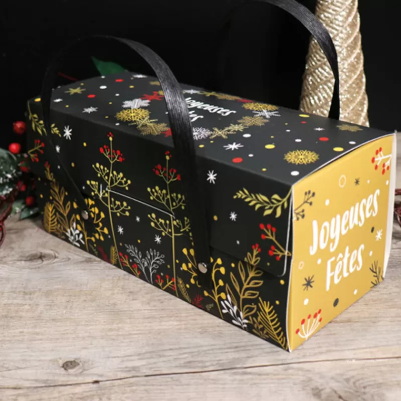 Cerf Dellier Boite A Bûche A Poignées Vegetal Patisdecor Pro (X12) Hot