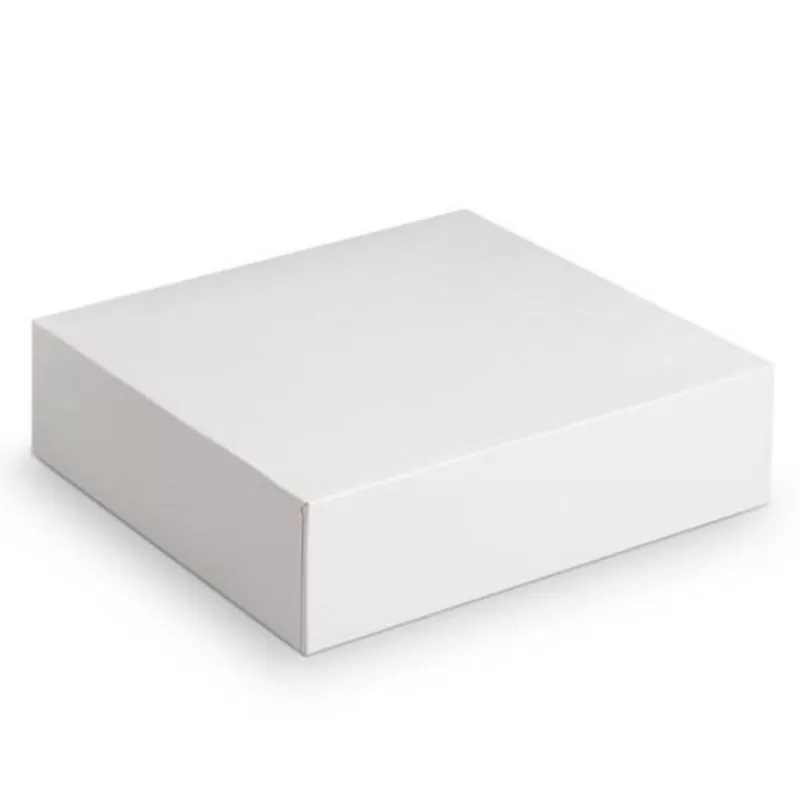 Cerf Dellier Boite Patissiere Blanche Carree Hauteur 5 Cm Patisdecor Outlet