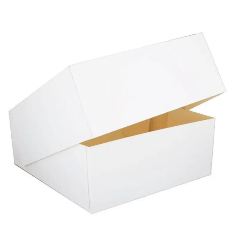 Cerf Dellier Boite Patissiere Blanche Hauteur 10 Cm Patisdecor Discount