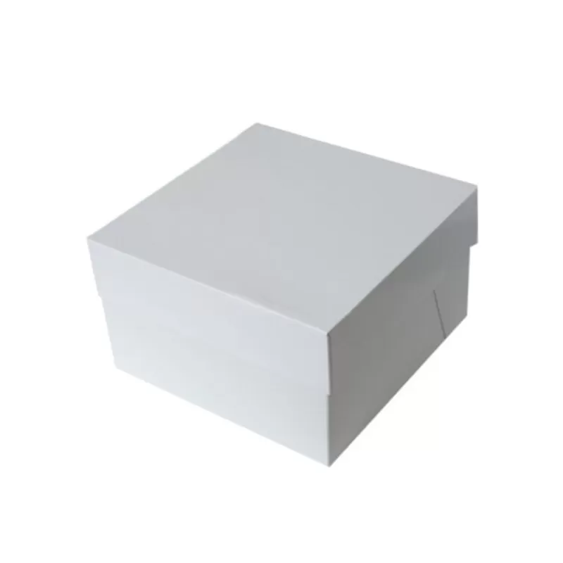 Cerf Dellier Boite Patissiere Blanche Hauteur 15 Cm Pme Best