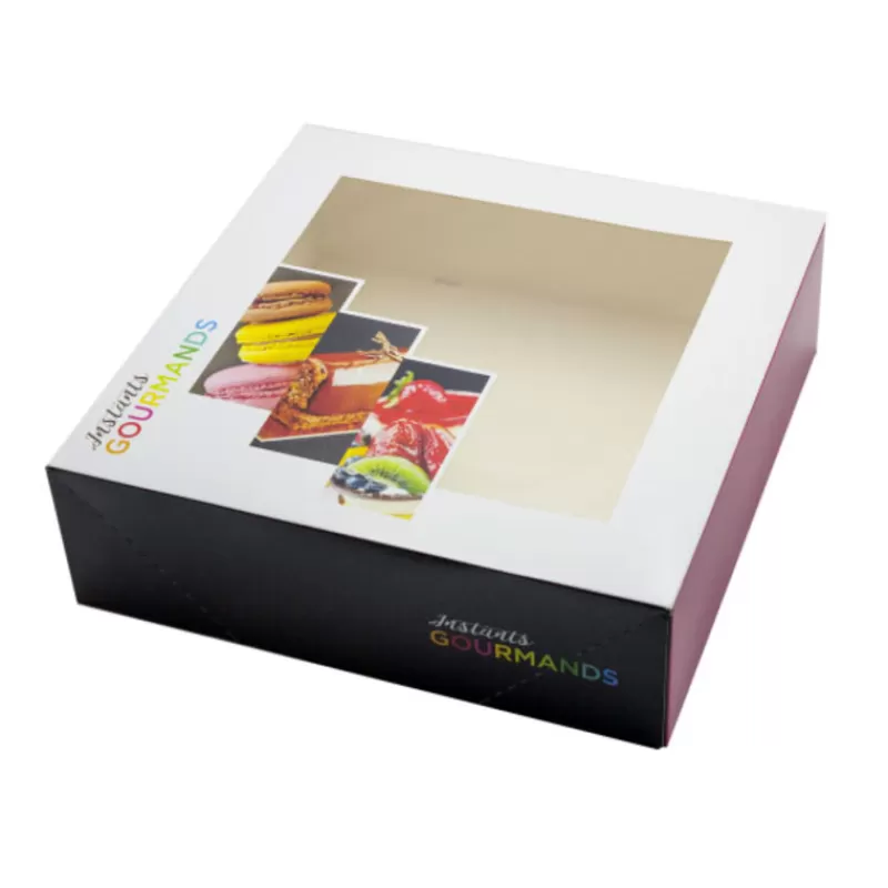 Cerf Dellier Boîtes Pâtissières Fenetres 40 X 40 X 12 Cm (X 25) Best Sale