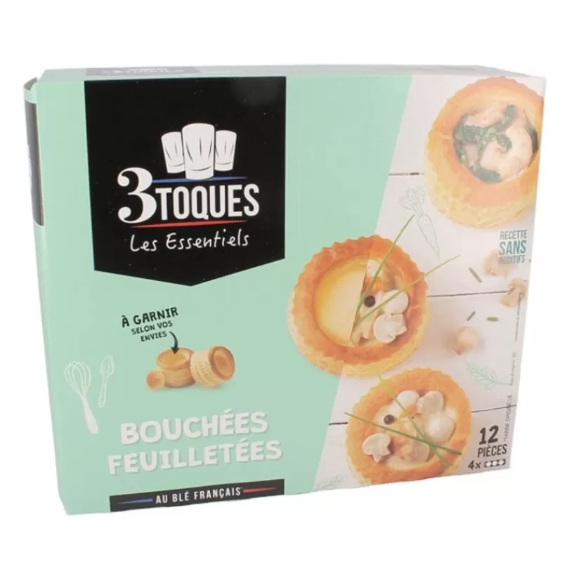 Cerf Dellier Bouchees Feuilletees A Garnir (X12)