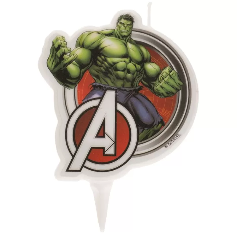 Cerf Dellier Bougie Anniversaire 2D Hulk Avengers Outlet