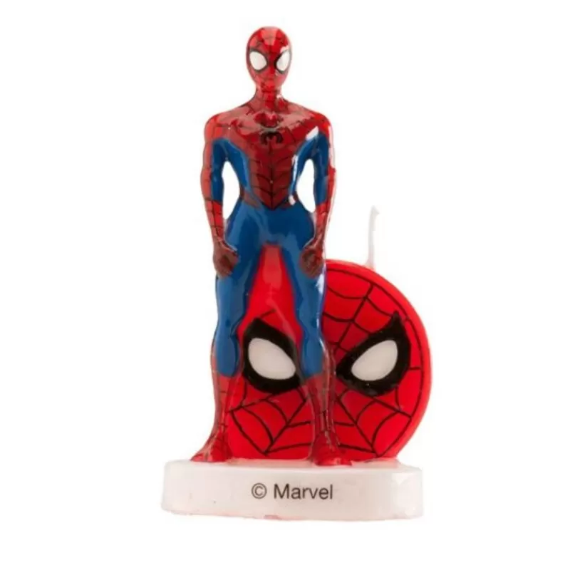 Cerf Dellier Bougie Spiderman 3D 9 Cm Discount