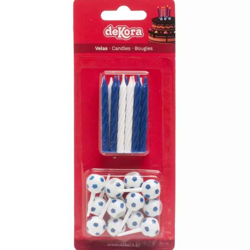 Cerf Dellier Bougies + Ballons De Football (X 12) Store