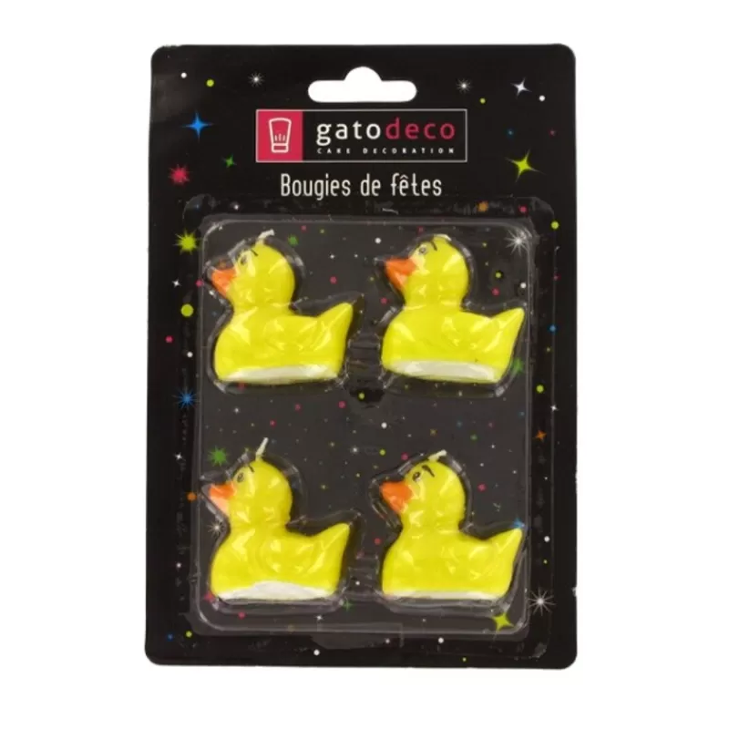 Cerf Dellier Bougies Petits Canards Patisdecor (X 4) Shop