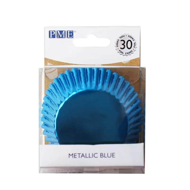 Cerf Dellier Caissette Cupcake Bleu Metallise Pme (X30) Online