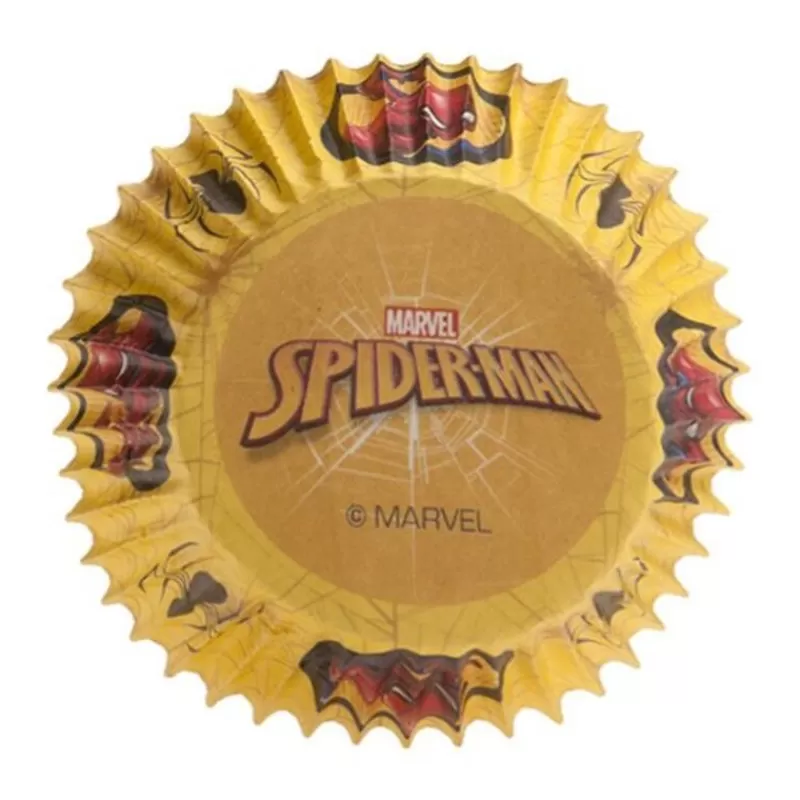 Cerf Dellier Caissettes A Cupcake Spiderman (X25) Clearance