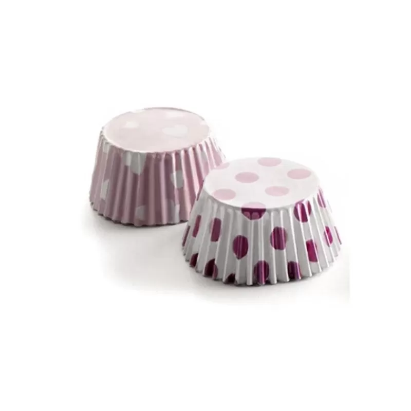 Cerf Dellier Caissettes A Pralinés Roses Et Blanches Assorties (X36) Best Sale