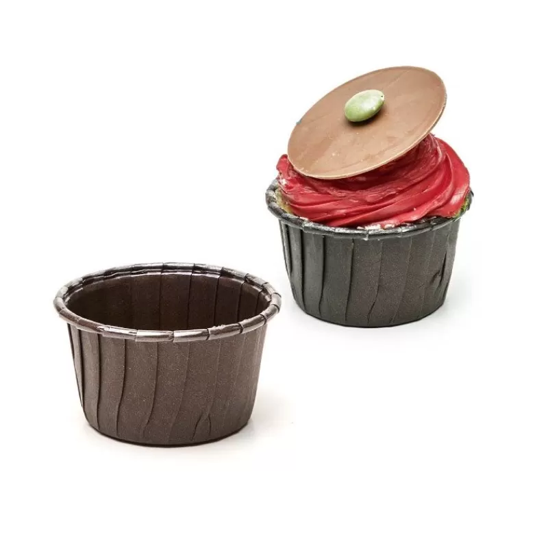 Cerf Dellier Caissettes Cuisine En Carton Marron (X250)