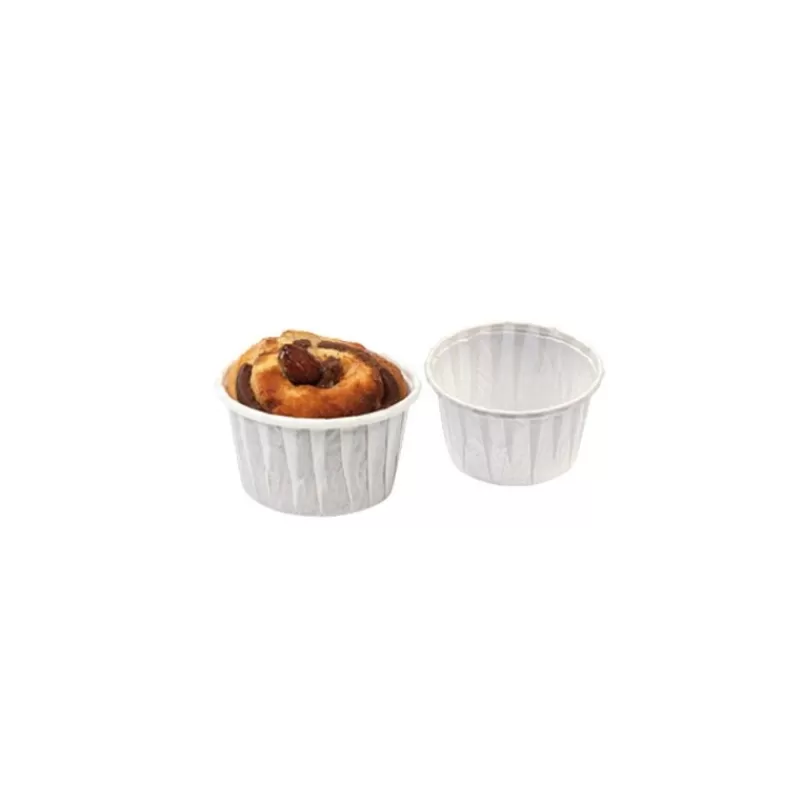 Cerf Dellier Caissettes Cuisine En Papier Blanches (X100)