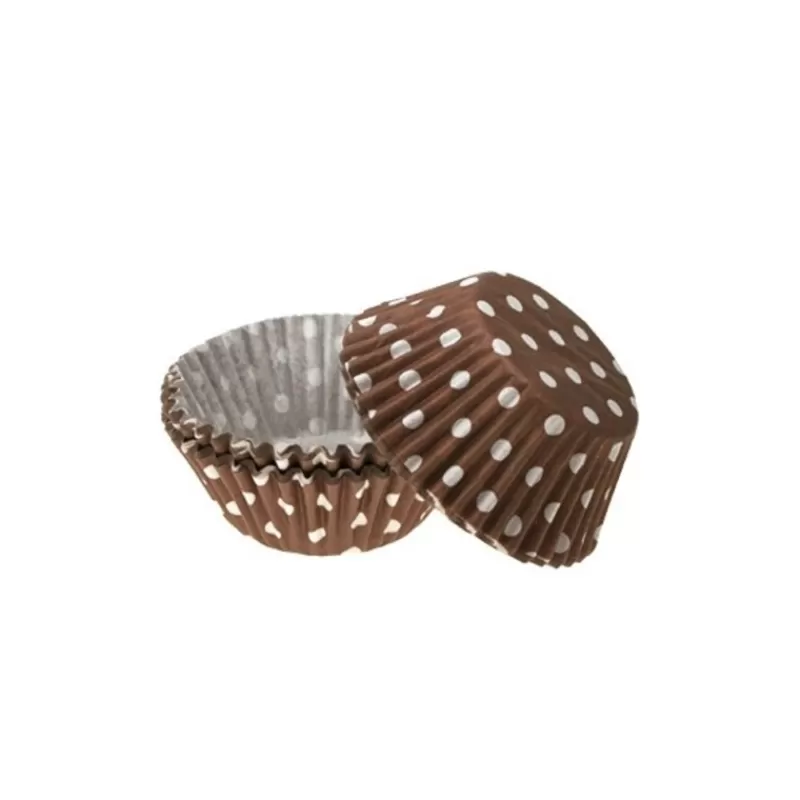 Cerf Dellier Caissettes Cupcake Chocolat A Pois (X60) Best