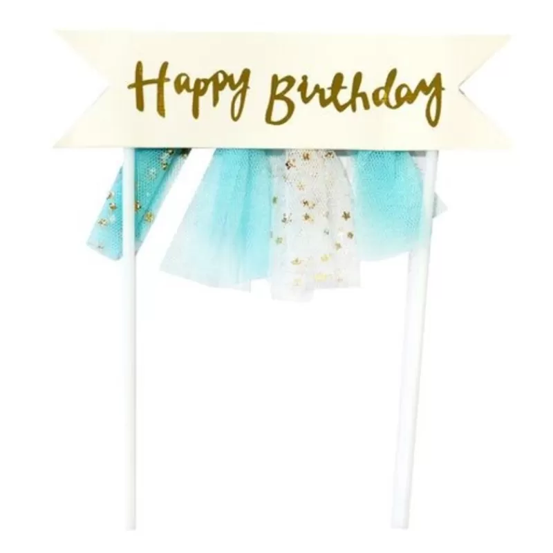 Cerf Dellier Cake Topper Banderole Anniversaire Patisdecor Flash Sale