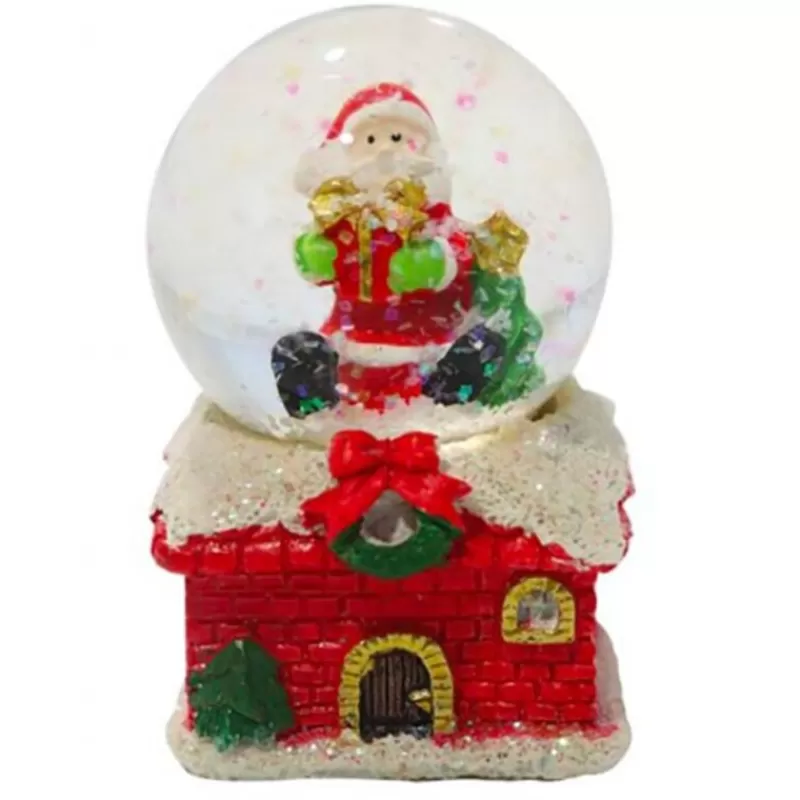 Cerf Dellier Cake Topper Boule A Neige Pere Noël New