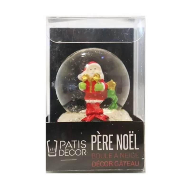 Cerf Dellier Cake Topper Boule A Neige Pere Noël New