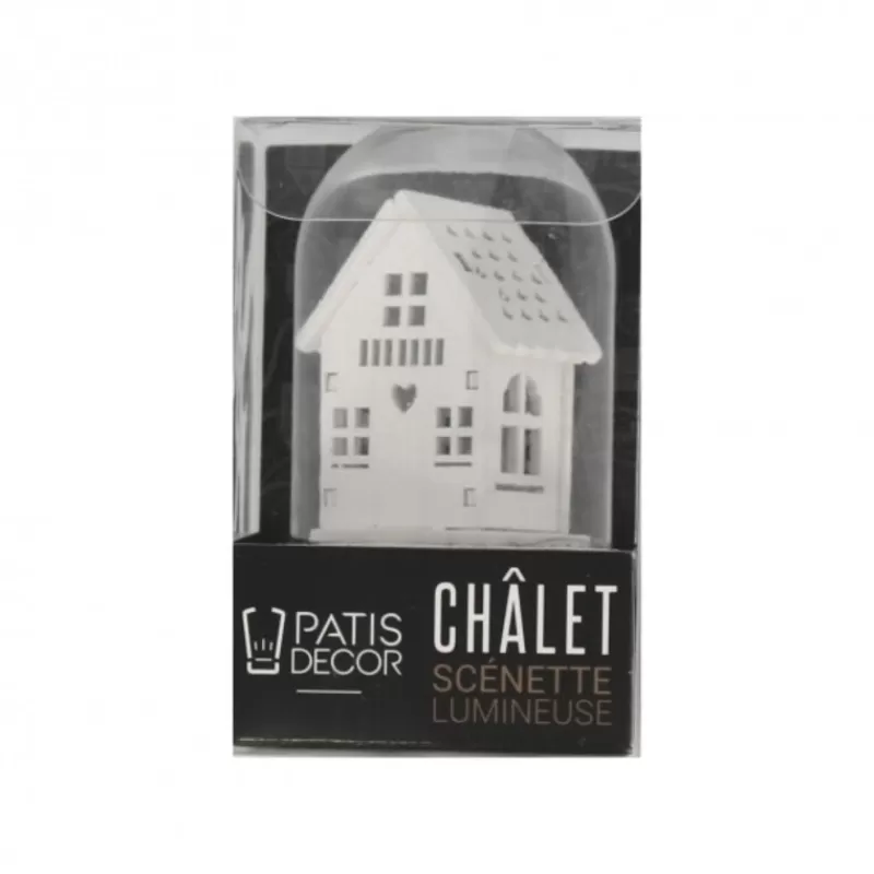 Cerf Dellier Cake Topper Chalet Lumineux Patisdecor Outlet