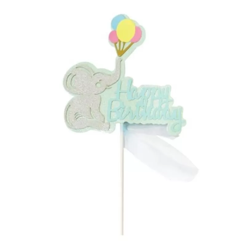 Cerf Dellier Cake Topper Elephant Anniversaire Patisdecor Online