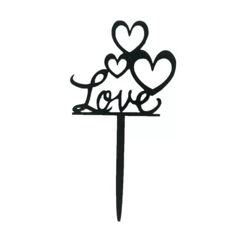 Cerf Dellier Cake Topper Love Cheap