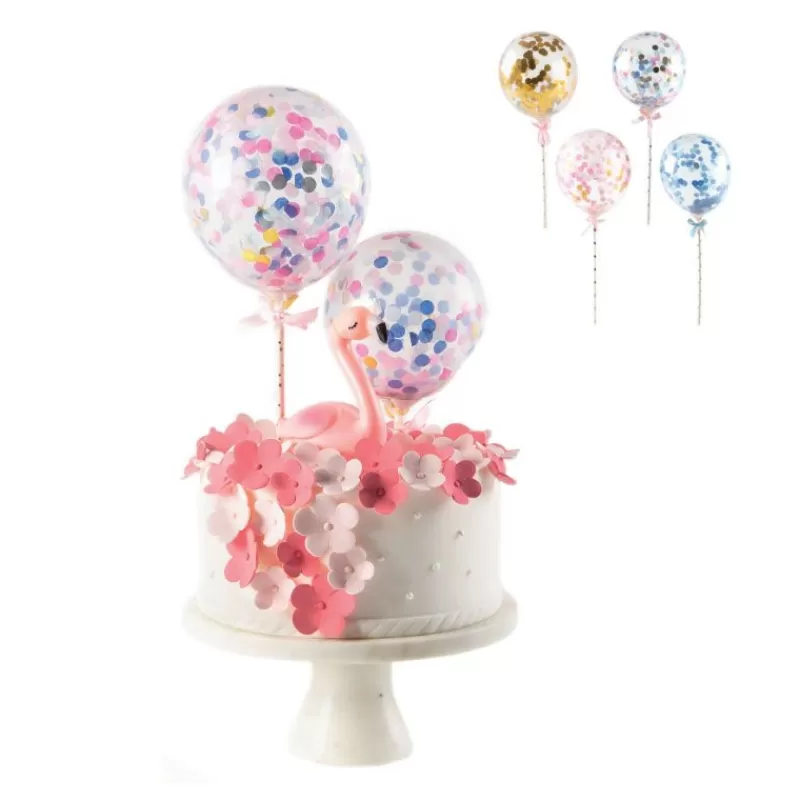 Cerf Dellier Cake Toppers Ballons Confettis 10 Cm (X20) Discount