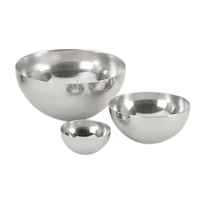 Cerf Dellier Calotte Demi-Sphere Inox H 4 Cm 8 Cm De Buyer