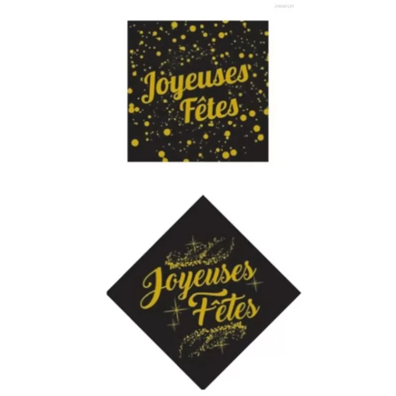 Cerf Dellier Carres Azyme Joyeuses Fêtes (X24) Discount