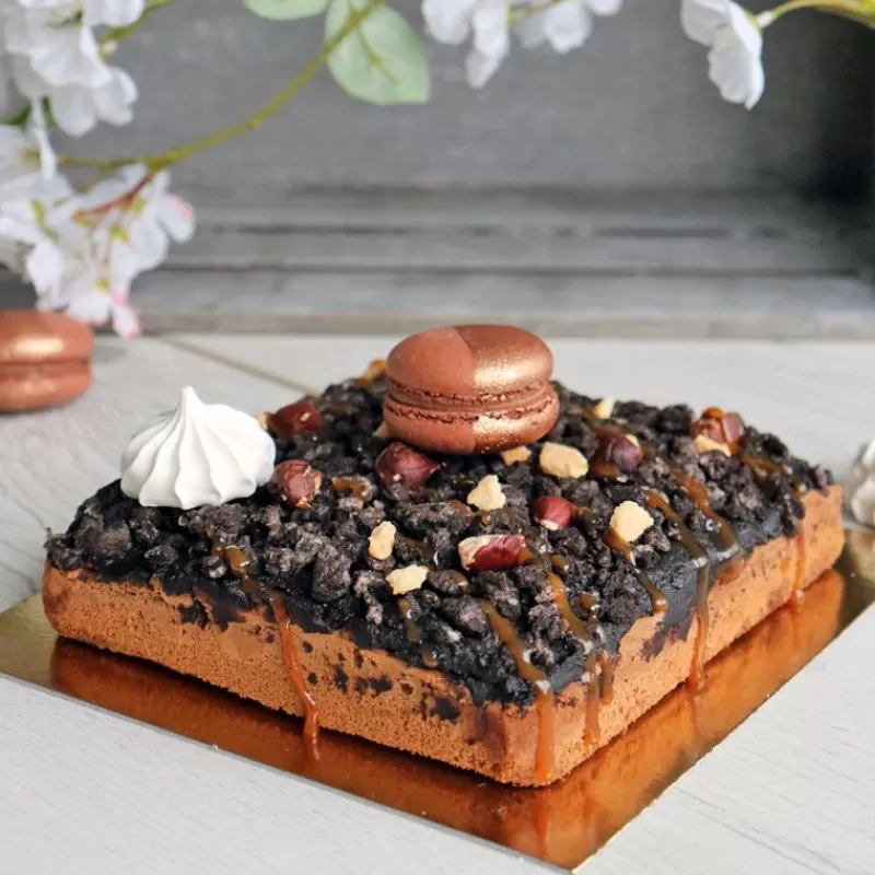 Cerf Dellier Cartons Carres Or/Noir 18 X 18 Cm Patisdecor (X5) Store