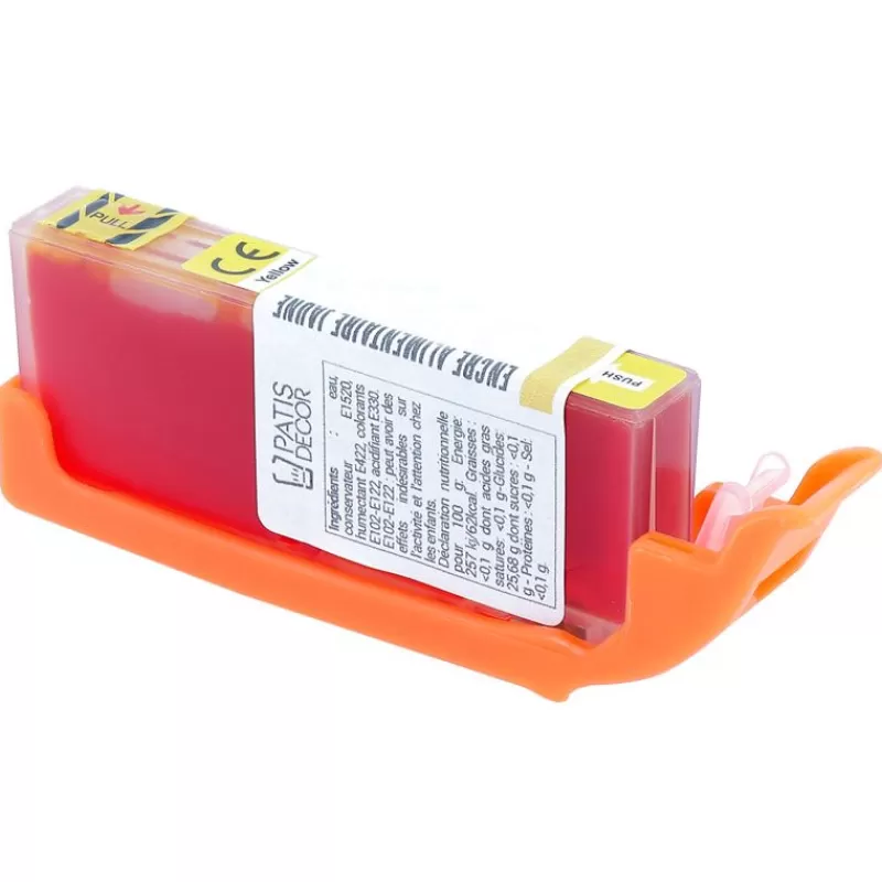 Cerf Dellier Cartouche D'Encre Alimentaire Jaune Pour Mg5450/Mg5550/Mg5650/Mg6450/Mx725/Ip7250 Store