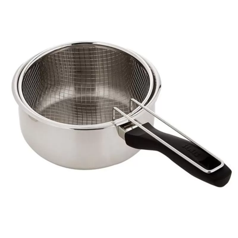 Cerf Dellier Casserole Avec Panier Inox 18 Cm Cheap