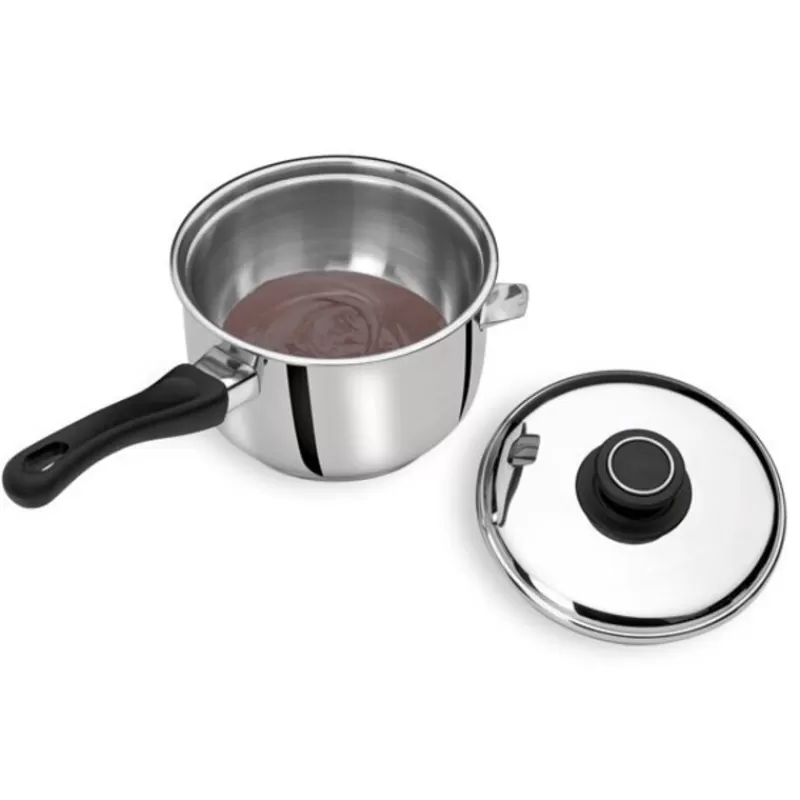 Cerf Dellier Casserole Bain-Marie Avec Couvercle Inox 17 Cm Online