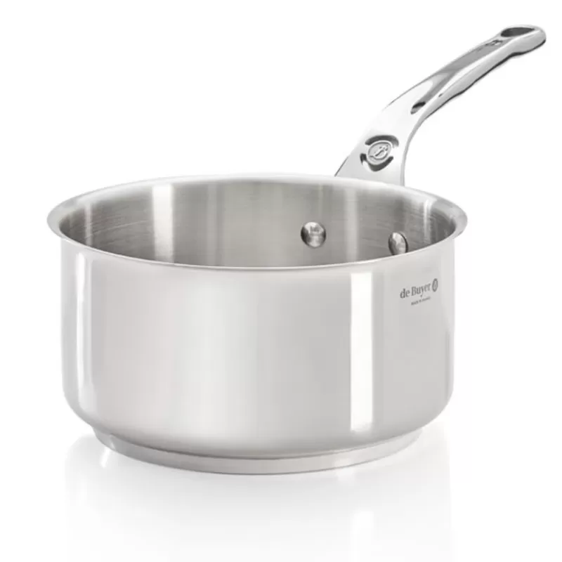 Cerf Dellier Casserole En Inox Avec Queue En Fonte Dinox Milady Flash Sale