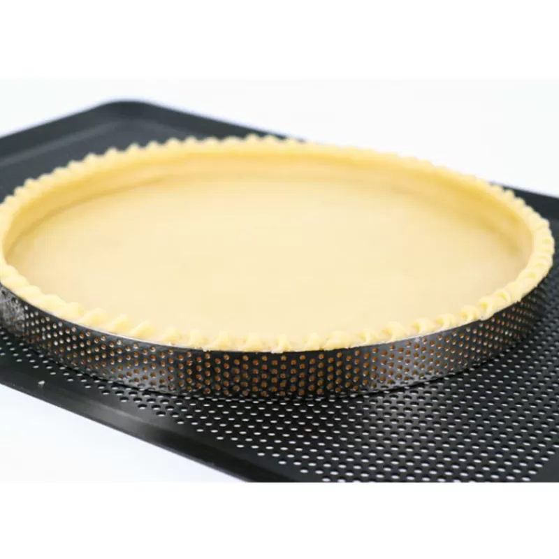 Cerf Dellier Cercle A Tarte Perfore Inox H 2 Cm 17 Cm Patisdecor