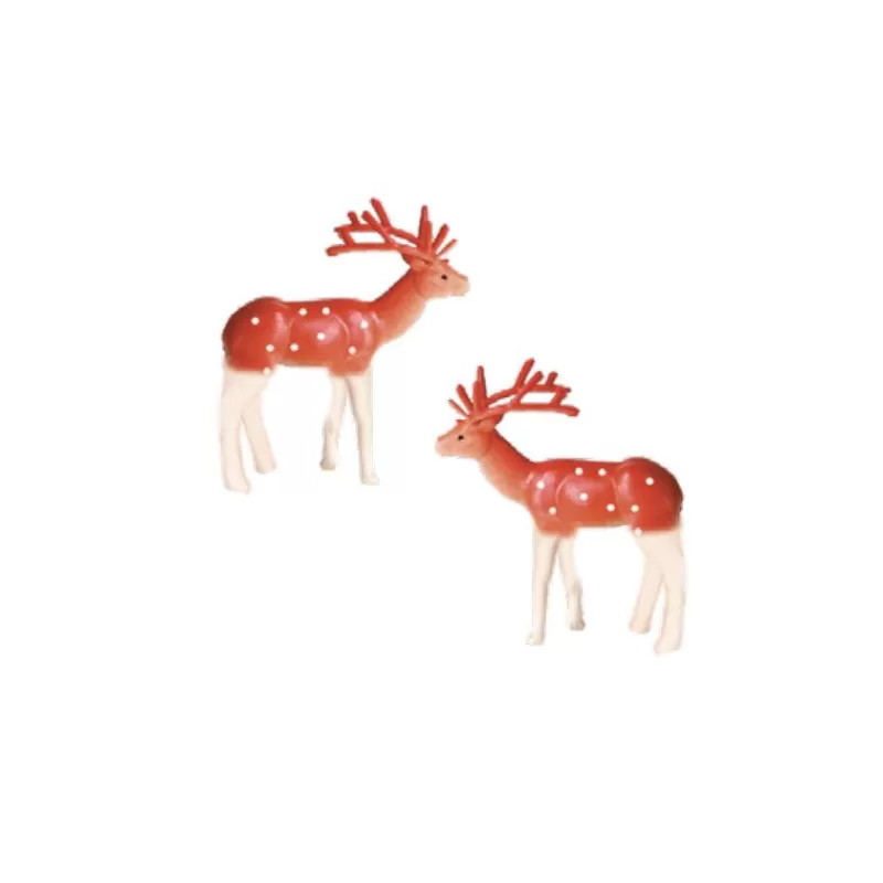 Cerf Dellier Cerfs En Plastique 5,5 Cm (X144) Outlet