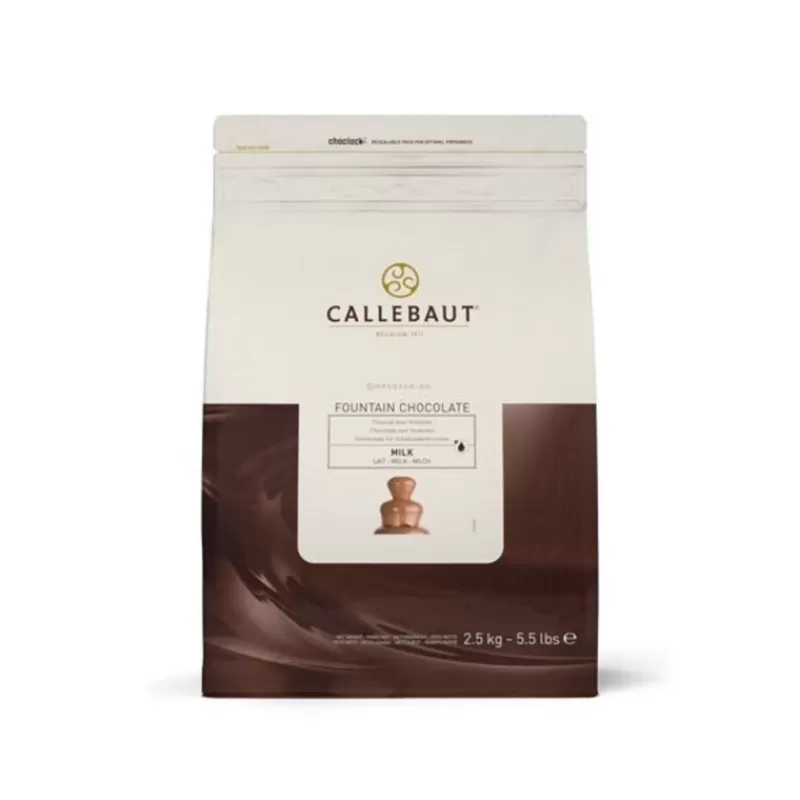 Cerf Dellier Chocolat Au Lait Pour Fontaine 2,5 Kg Callebaut