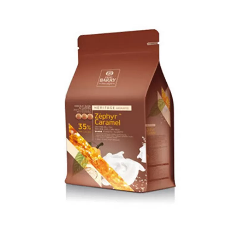 Cerf Dellier Chocolat Blanc Au Caramel Zephyr 35 % 2,5 Kg