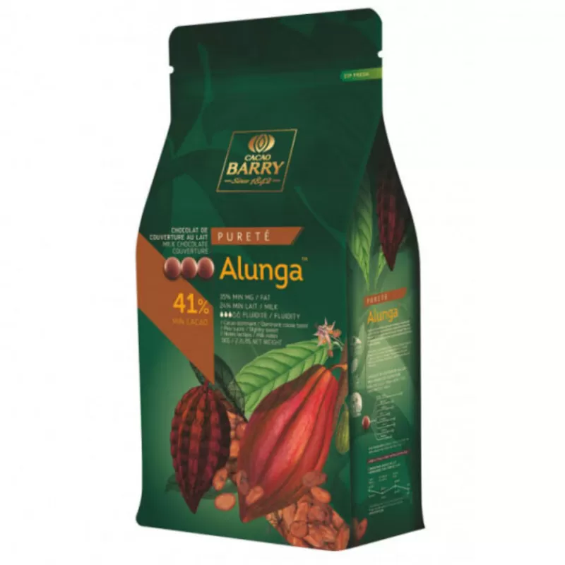 Cerf Dellier Chocolat De Couverture Au Lait Alunga 41 % 5 Kg