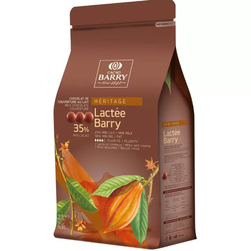 Cerf Dellier Chocolat De Couverture Au Lait Lactee 35 % 5 Kg