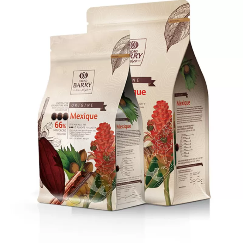 Cerf Dellier Chocolat De Couverture Noir Origine Mexique 66 % 2,5 Kg