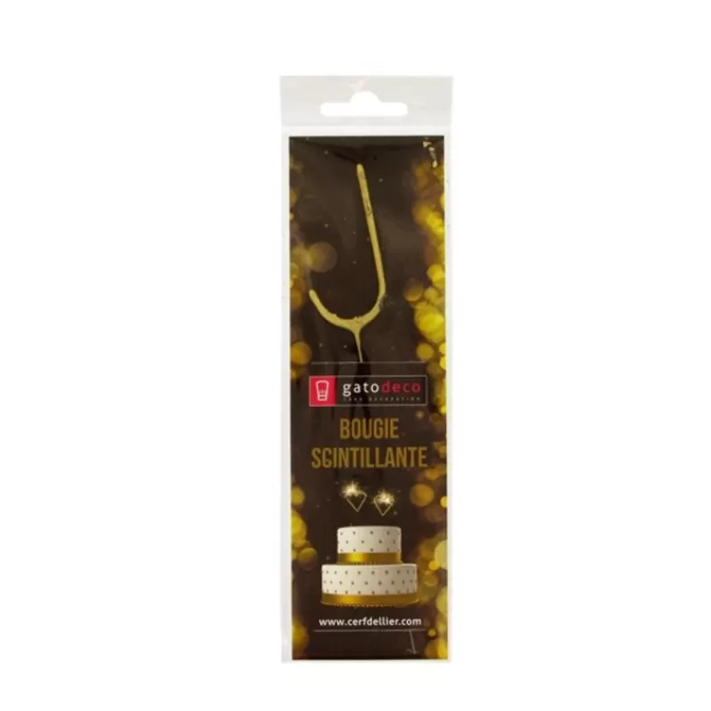 Cerf Dellier Cierge Magique Dore Lettre J Patisdecor New