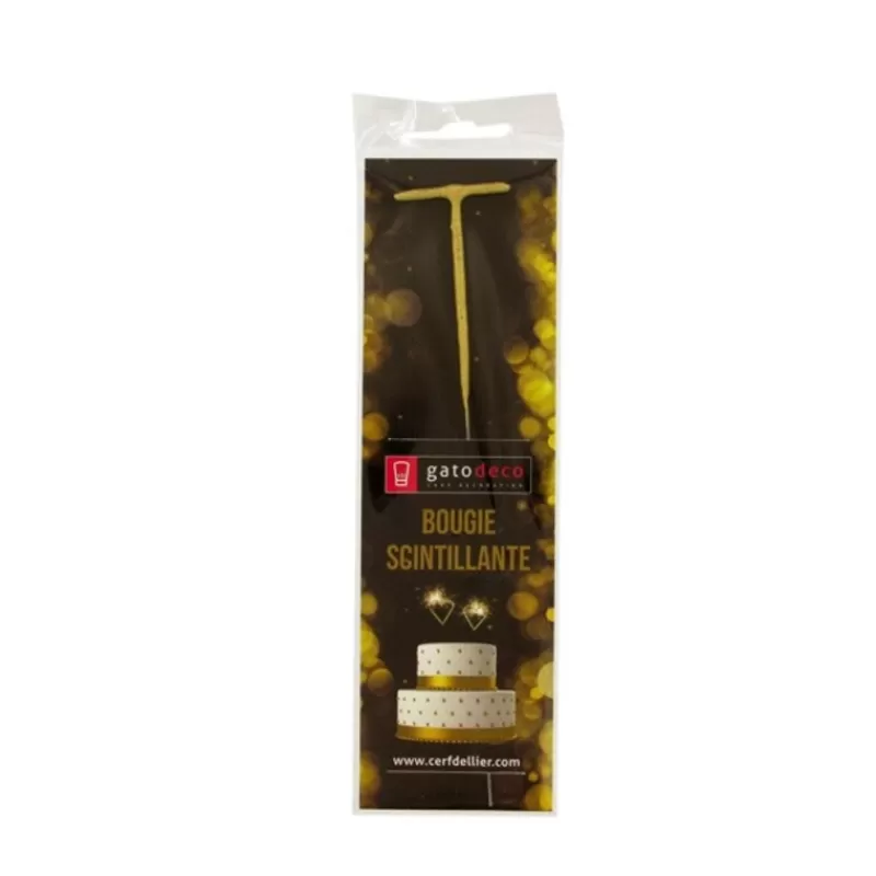 Cerf Dellier Cierge Magique Dore Lettre T Patisdecor Hot