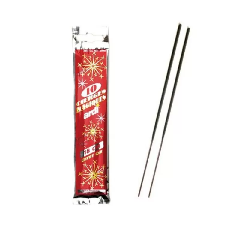 Cerf Dellier Cierge Magique Effet Or 18 Cm Duree 30' (X 10) Store