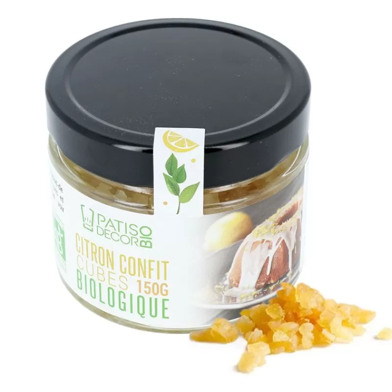 Cerf Dellier Citrons Confits En Cubes Bio 150 G - Ddm 07/23