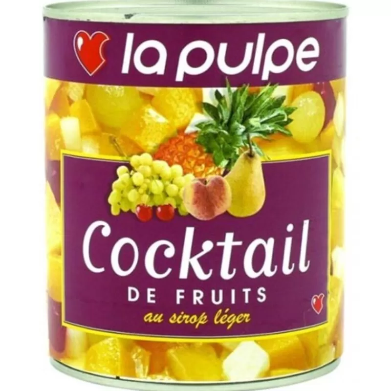 Cerf Dellier Cocktail De Fruits Au Sirop Leger