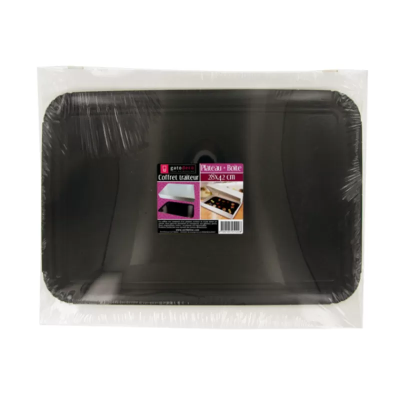 Cerf Dellier Coffret Traiteur Plateau Et Boite 43 X 29 Cm Patisdecor Online