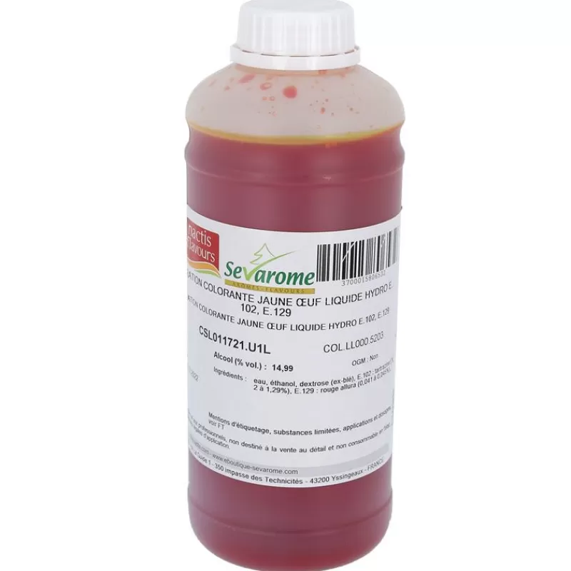 Cerf Dellier Colorant Liquide Hydrosoluble Jaune Oeuf 1L